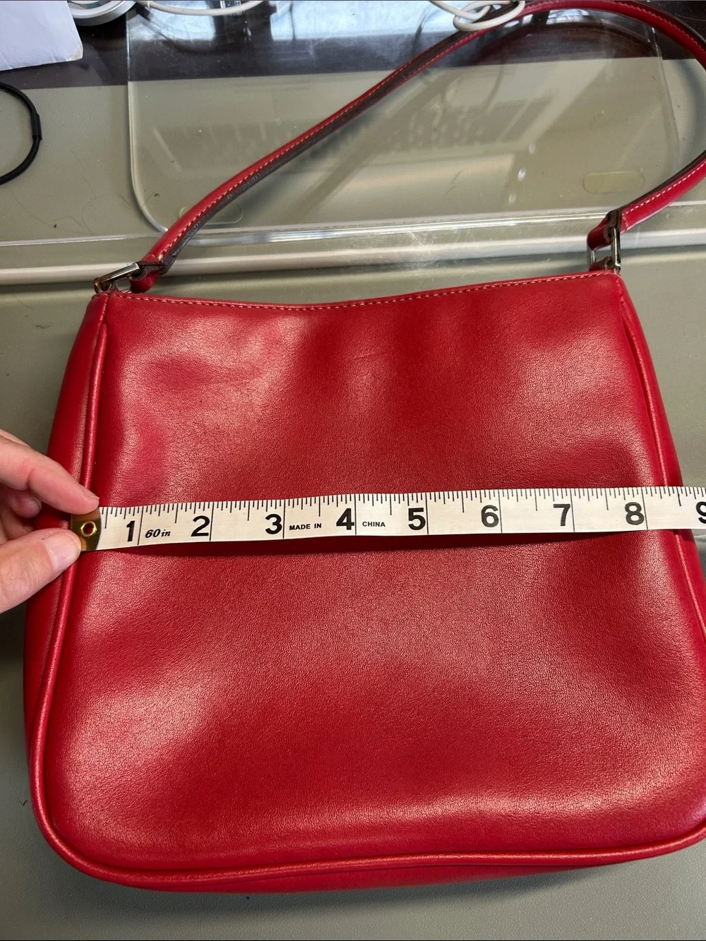 Nine West Red Classic Shoulder Bag - Elegant Everyday Tote